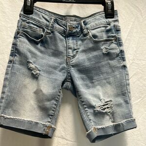 Youth girls denim shorts